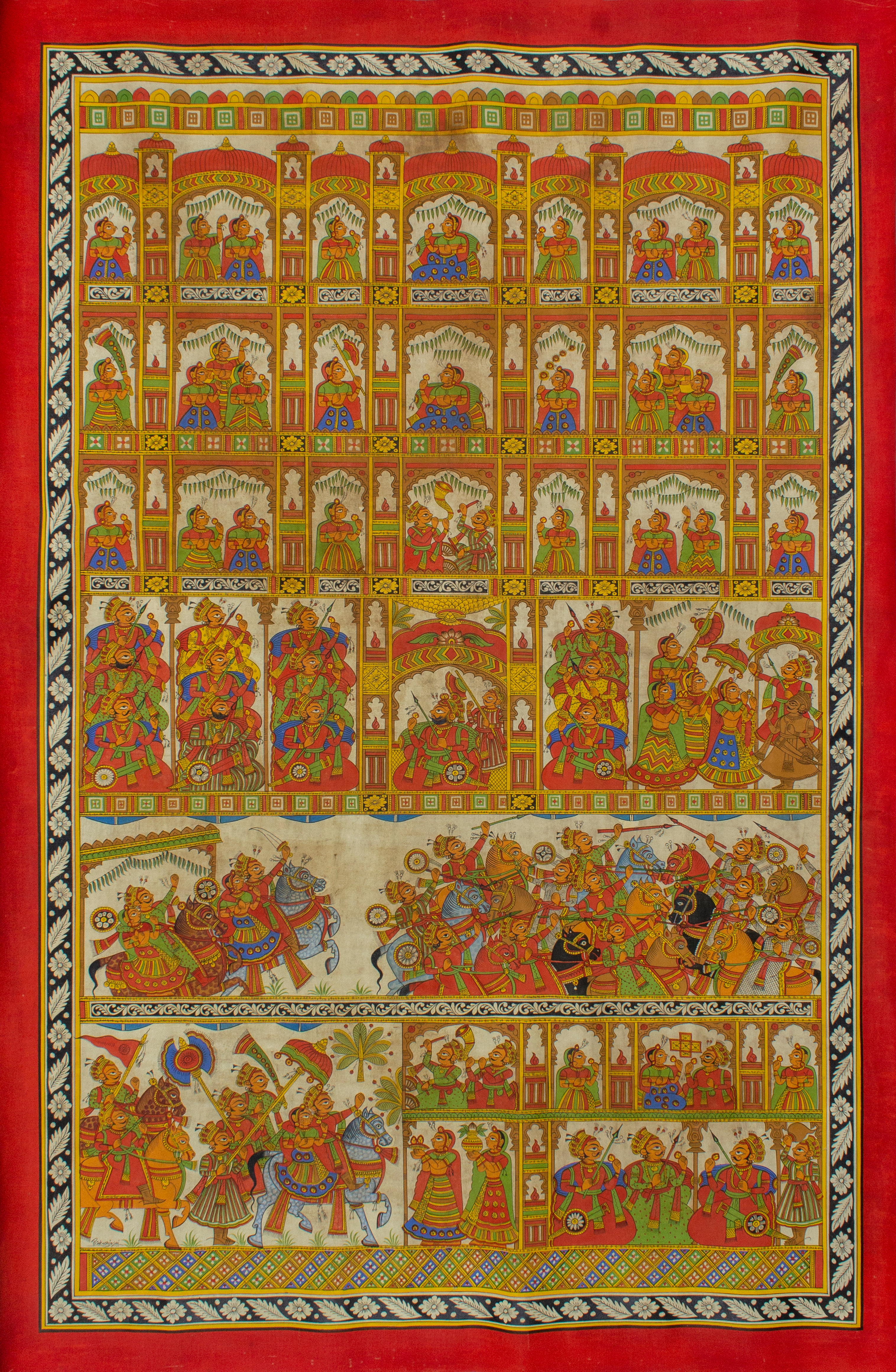 Phad scrolls on display