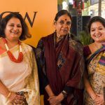 Pragati Agarwal with Jaya Jaitley and Radhika Surana at India Craft Week 2018